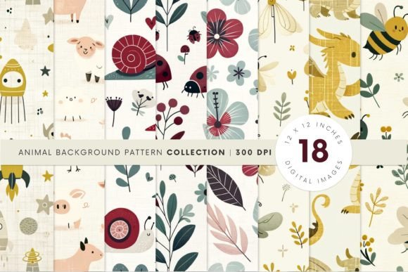 Animal Background Digital Paper: A Creative Asset for Modern Designers