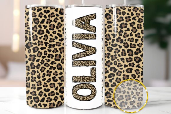 Animal Print Custom Name Tumbler Wrap: Unleash Your Brand's Wild Side