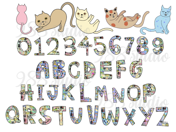 Cat Font Clip Art: Bring Whimsy to Your Creative Projects