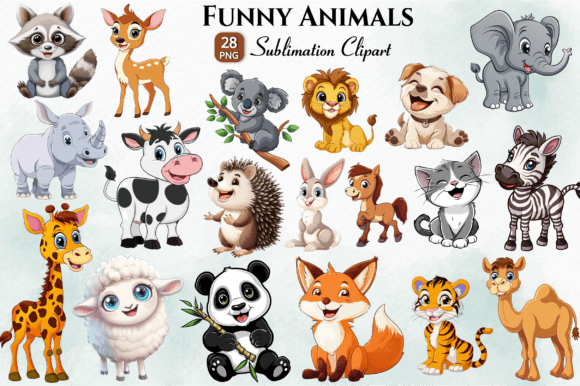 Charming Spring Designs: Using Cute Funny Animal Clipart