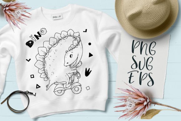Cute Dino Boy Happy Baby Animal SVG: A Playful Design Asset
