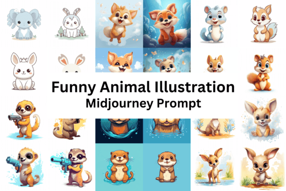 Cute Funny Animal Illustration: Injecting Joy into Visual Design
