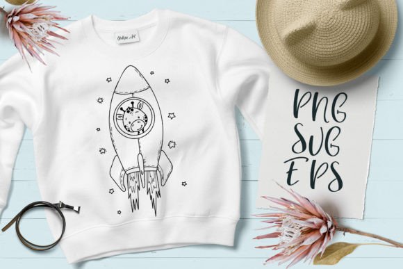 Cute Giraffe Happy Baby Animal SVG: A Playful Design Asset