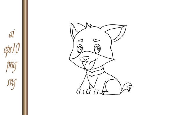 Doodle Dog Clipart: A Playful Vector for Creative Projects