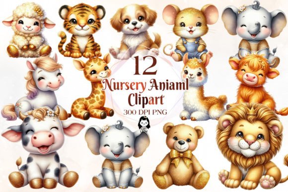 Exploring the Charm of Nursery Animal Sublimation Clipart