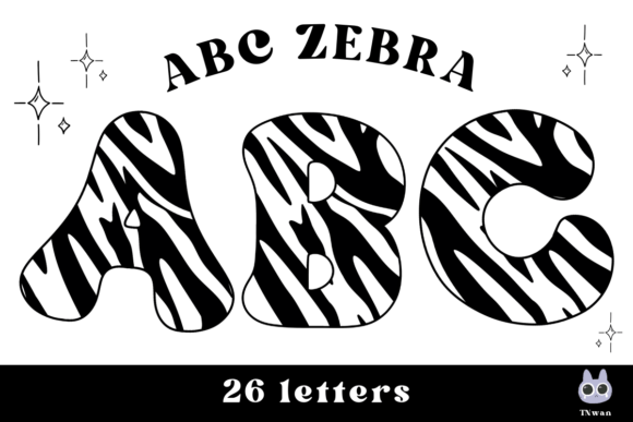 Exploring the Retro Appeal of Zebra Skin Alphabet Letters