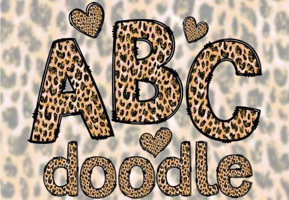 Infuse Playful Character with a Doodle Alphabet PNG Font