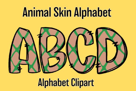 Safari Fun: Crafting with Cute Animal Alphabet Doodle 3