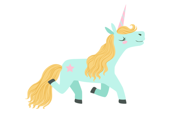 Unicorn Cartoon Character Magic Animal: A Creative Font Guide