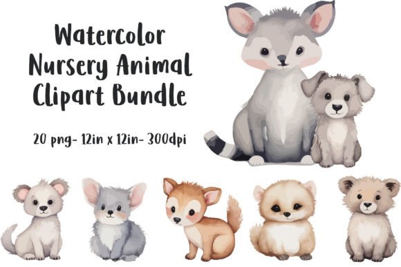 Watercolor Nursery Animal Clipart: A Designer's Guide